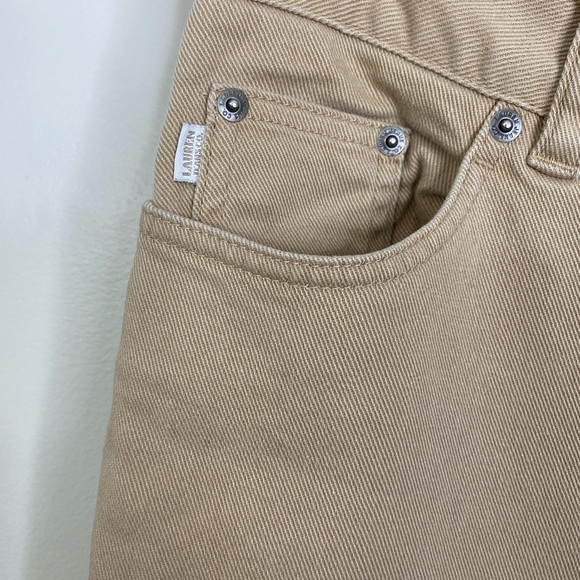 LAUREN JEANS CO RALPH LAUREN GREEN LABEL PETITE MID RISE CAPRI PANTS 8P - Picture 6 of 10